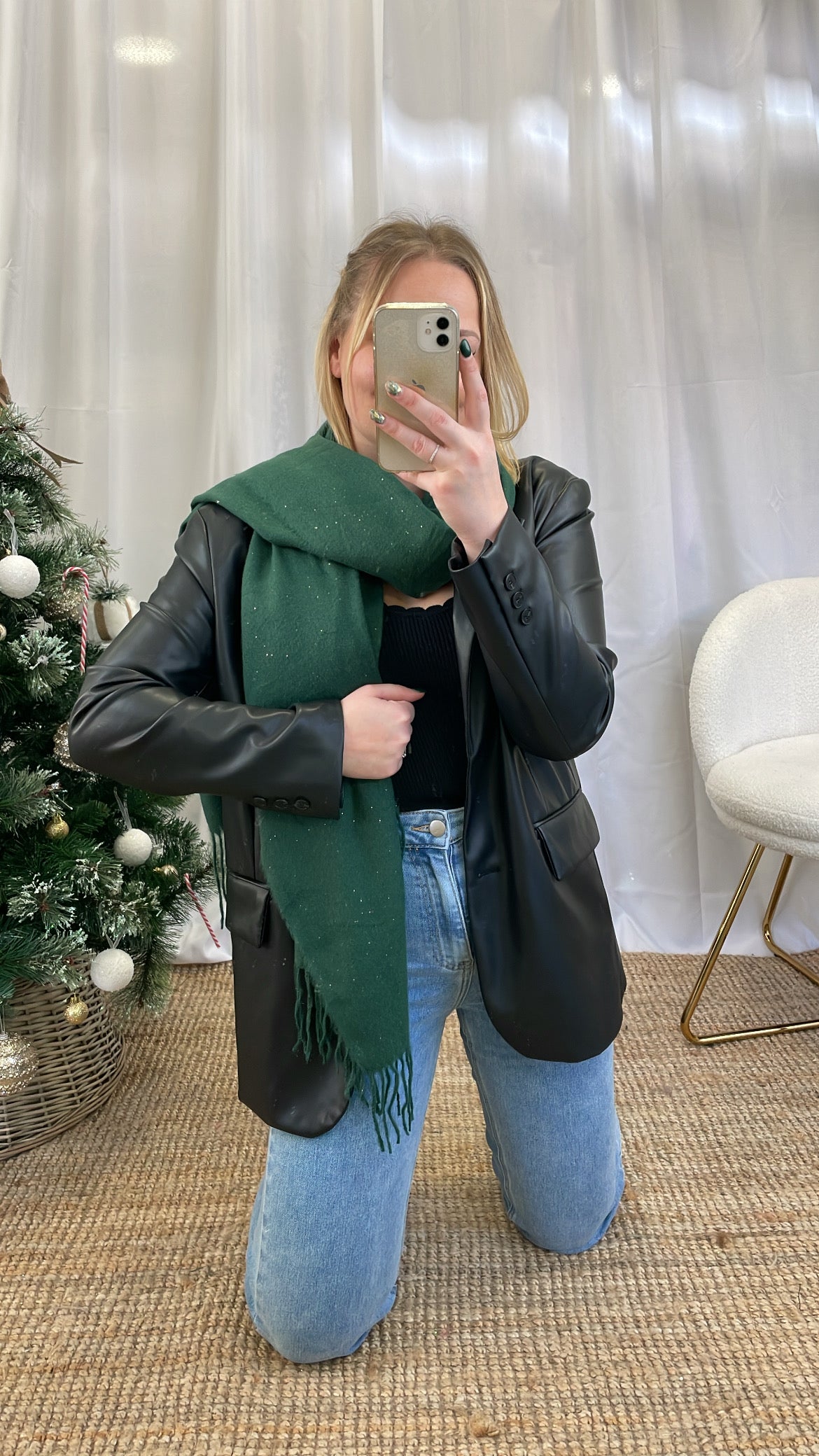 Echarpes pailletées (différents coloris)