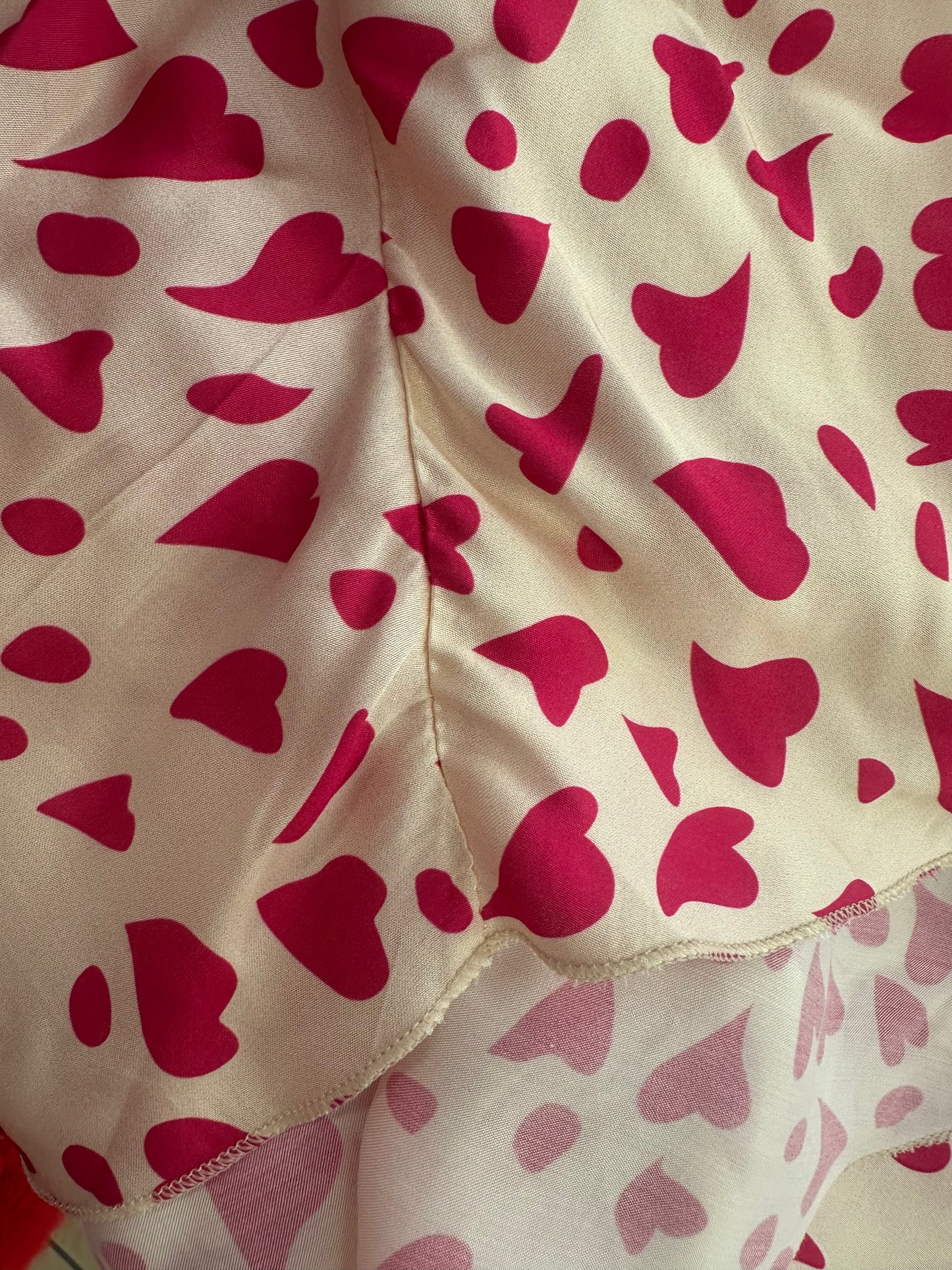 Jupe longue fuchsia BINDA (couture en accordéon)