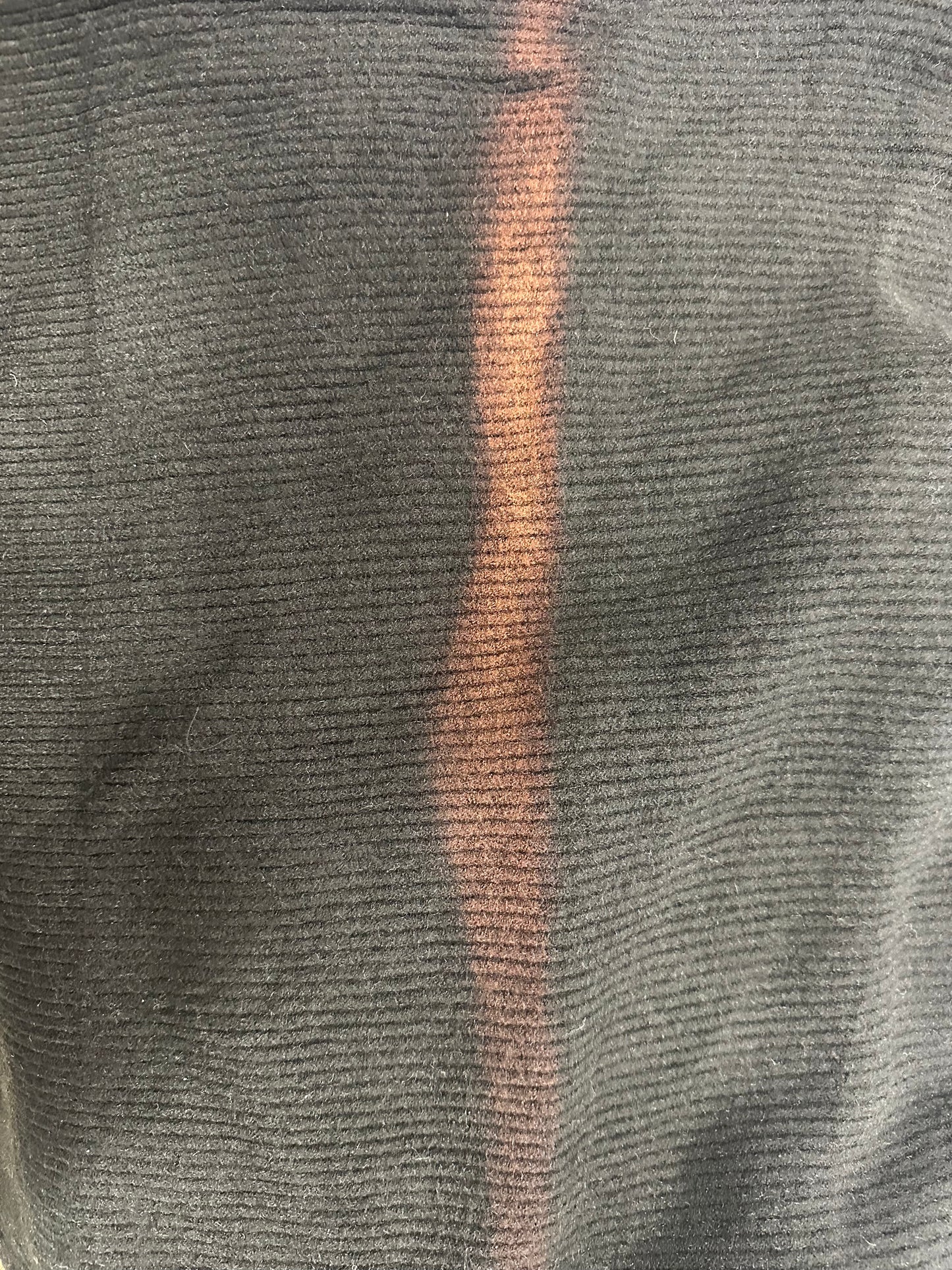 Pull col rond noir NORIO (décoloré)