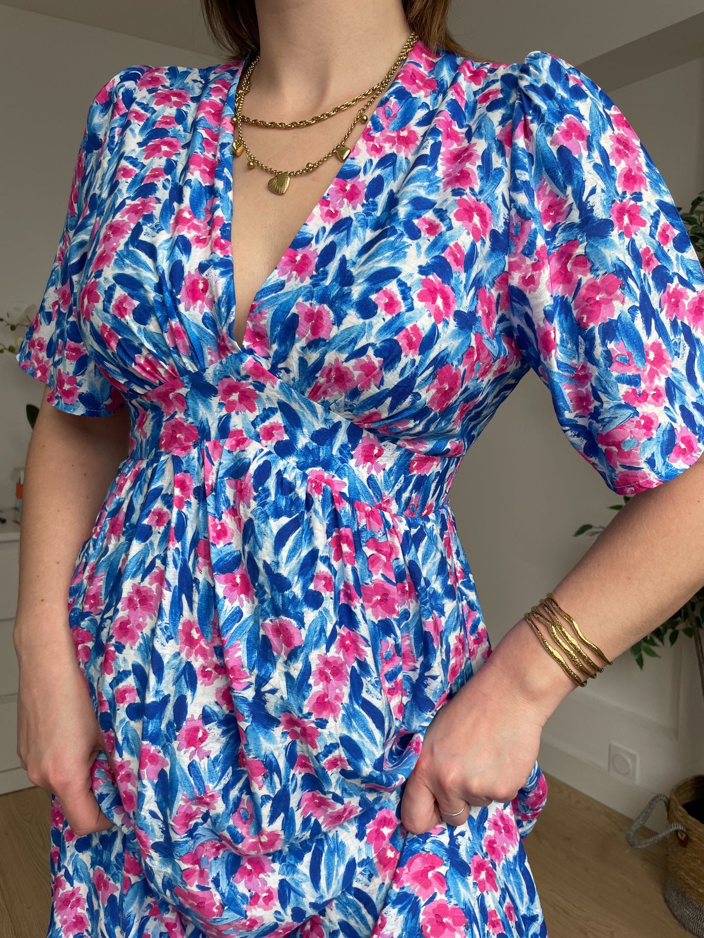 Robe longue à motifs MÉLODIE