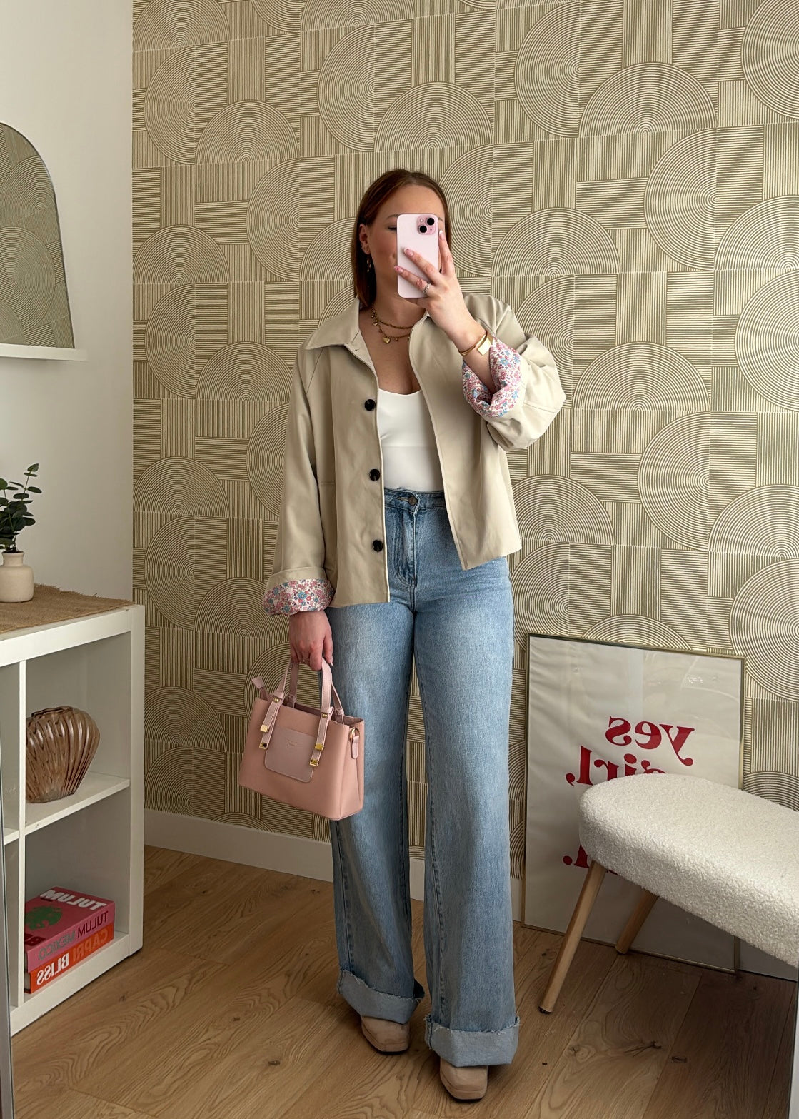 Jeans wide bleu - GIO