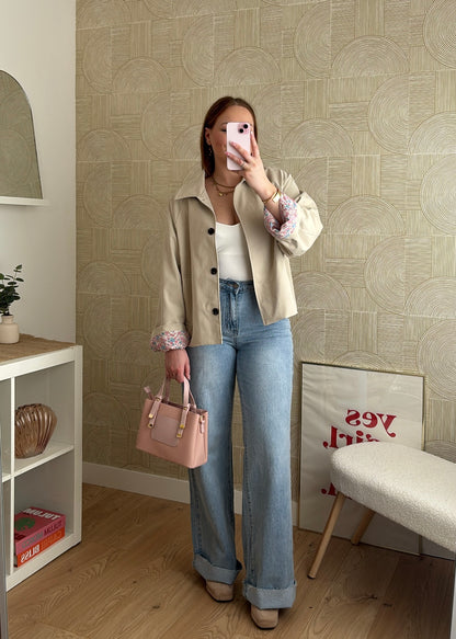 Jeans wide bleu - GIO