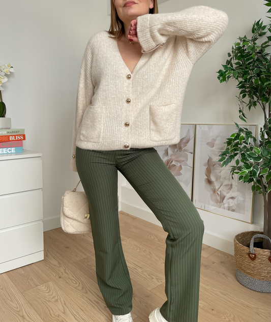 Cardigan beige MAEVA