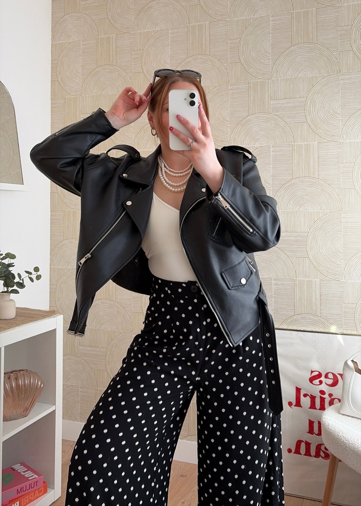 Pantalon noir - POIS