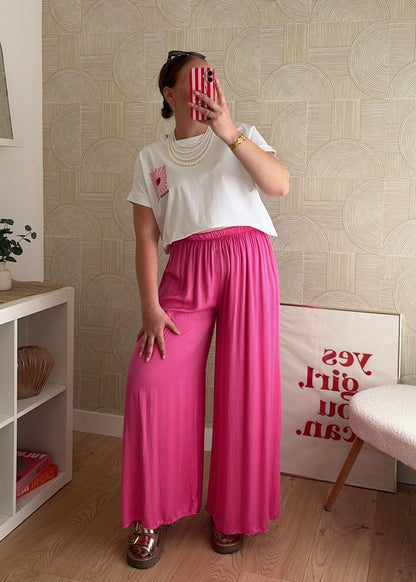 Pantalon fuchsia - PADDY