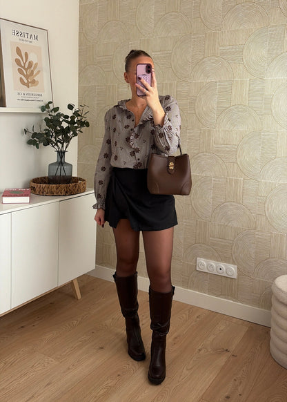 Jupe-short noire - TORSADE
