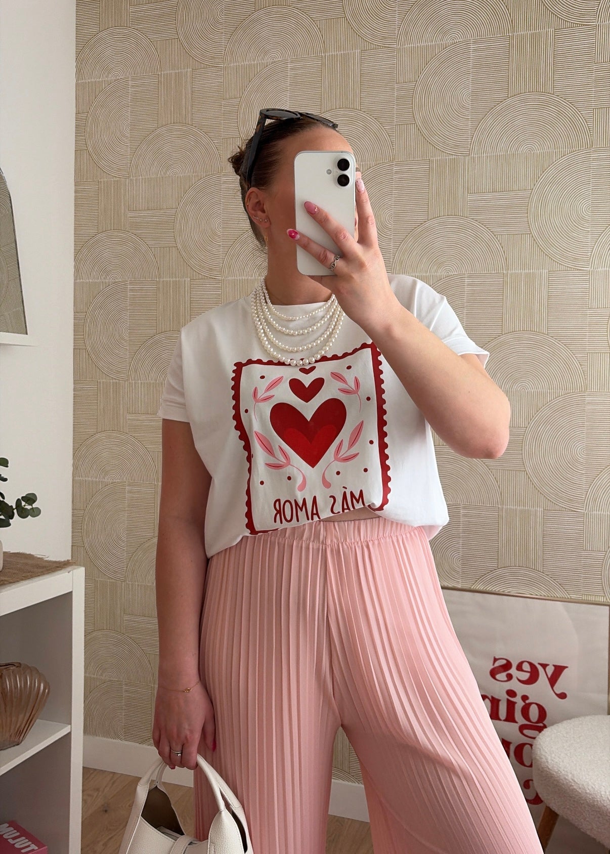 T-shirt blanc - AMOR