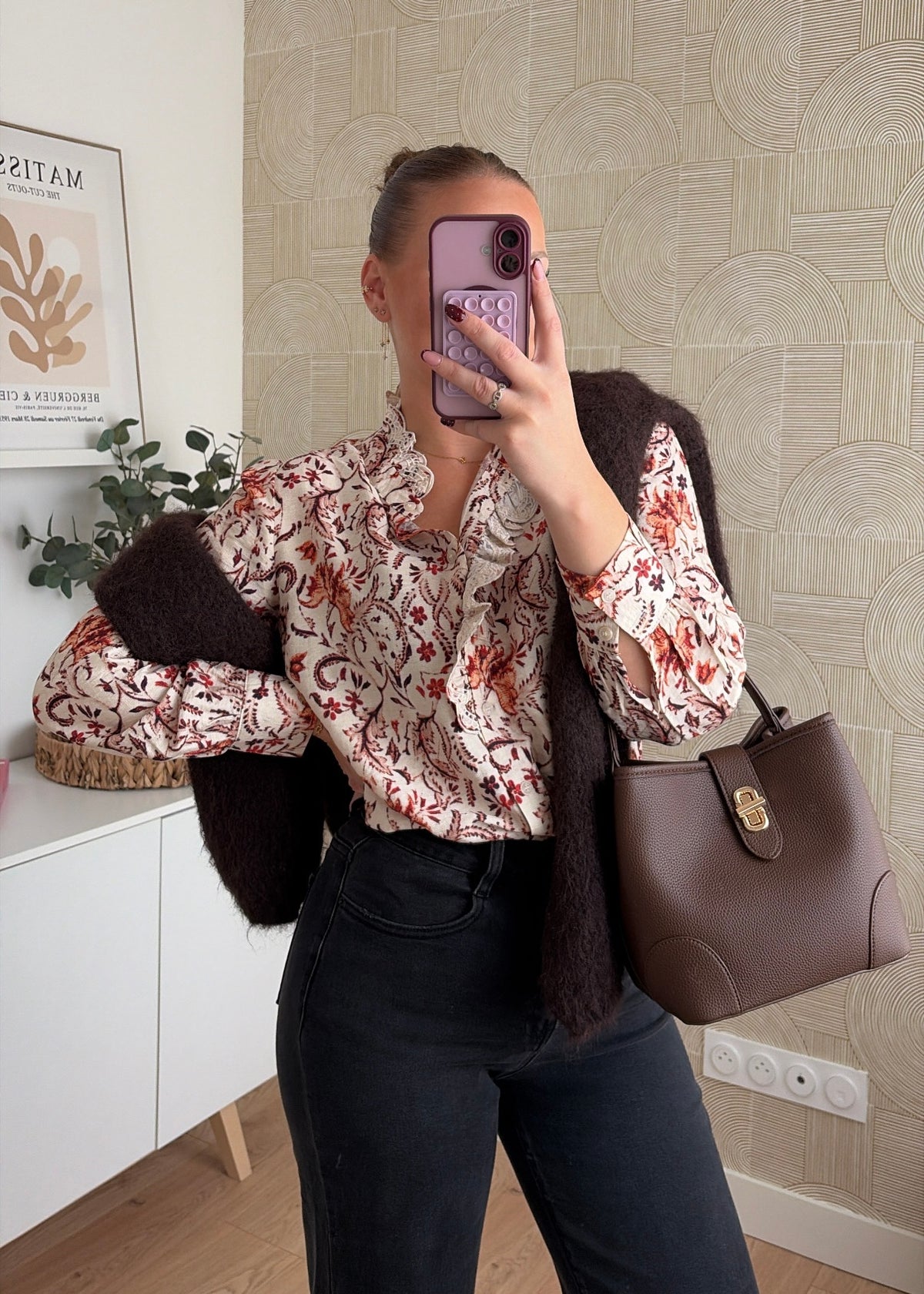 Chemisier beige - ELENA