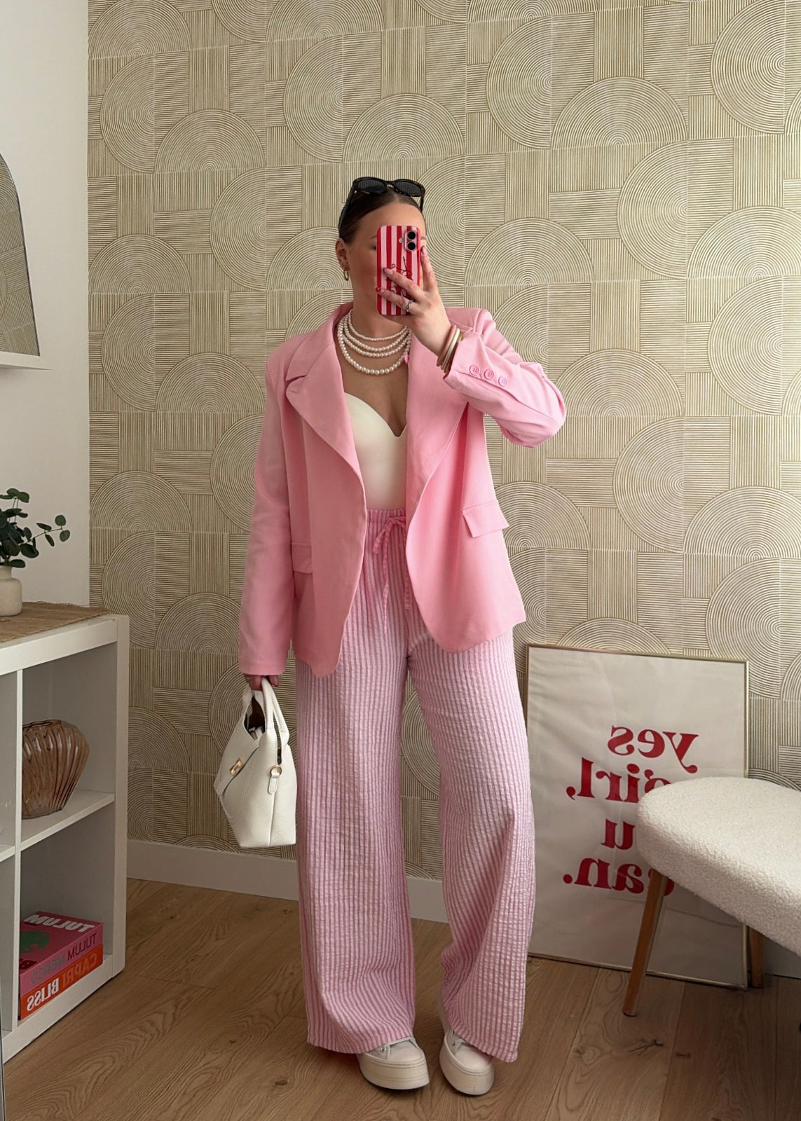 Pantalon rose - GAZE DE COTON