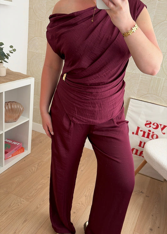 Ensemble bordeaux - CHIARA