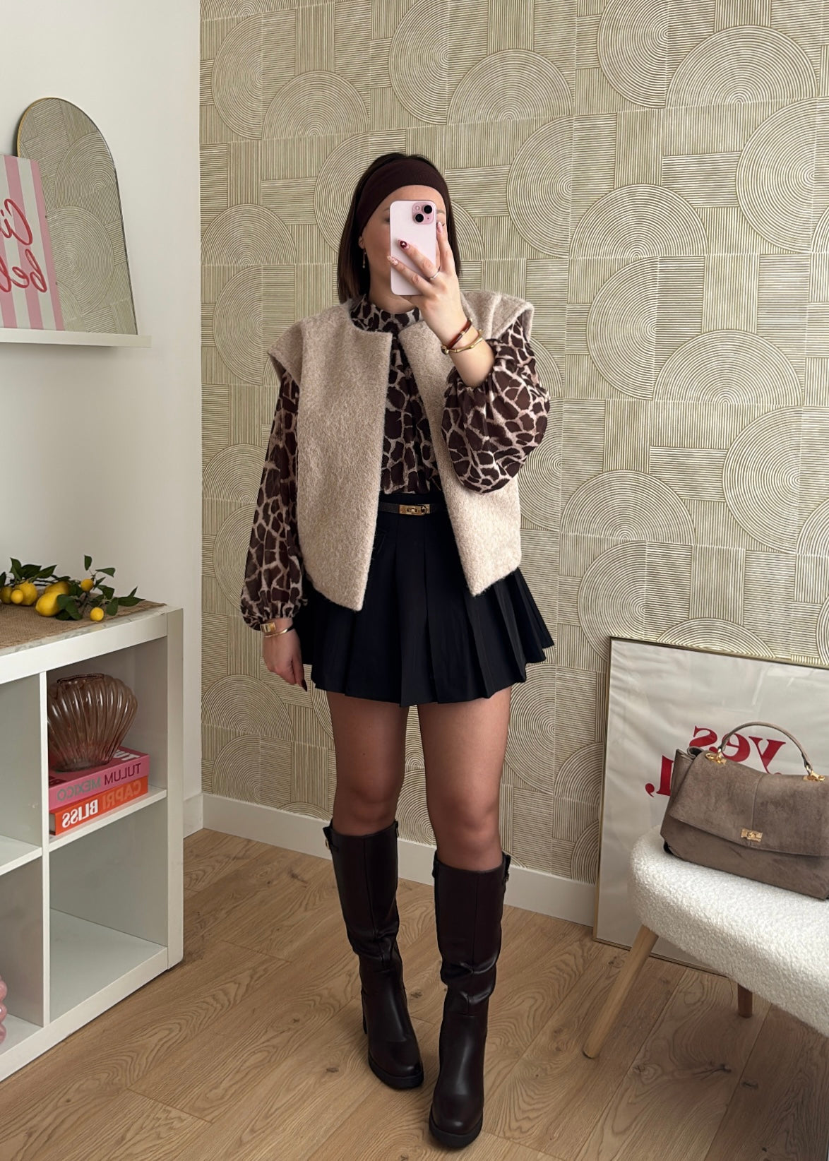 Jupe short écolière "LA TENDANCE"