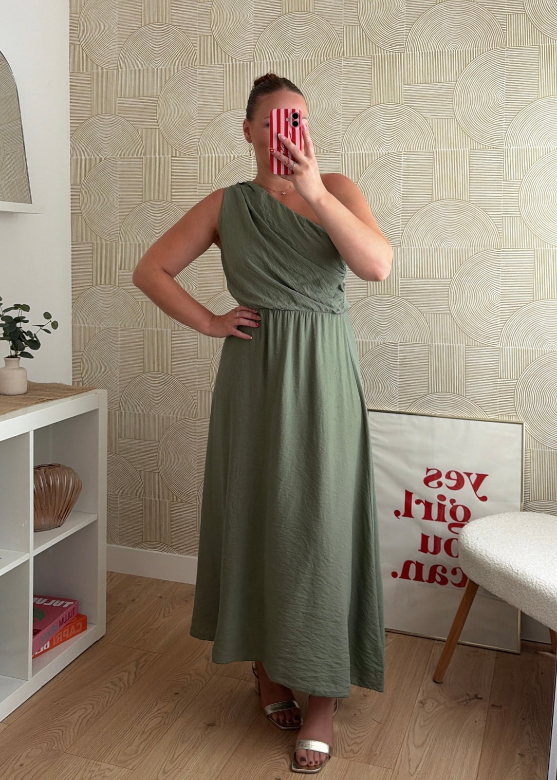 Robe longue kaki - IRIS