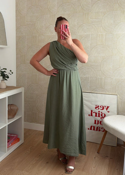 Robe longue kaki - IRIS
