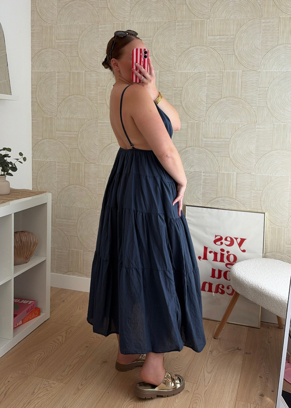 Robe longue navy - SUNNY