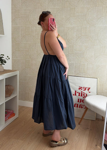 Robe longue navy - SUNNY