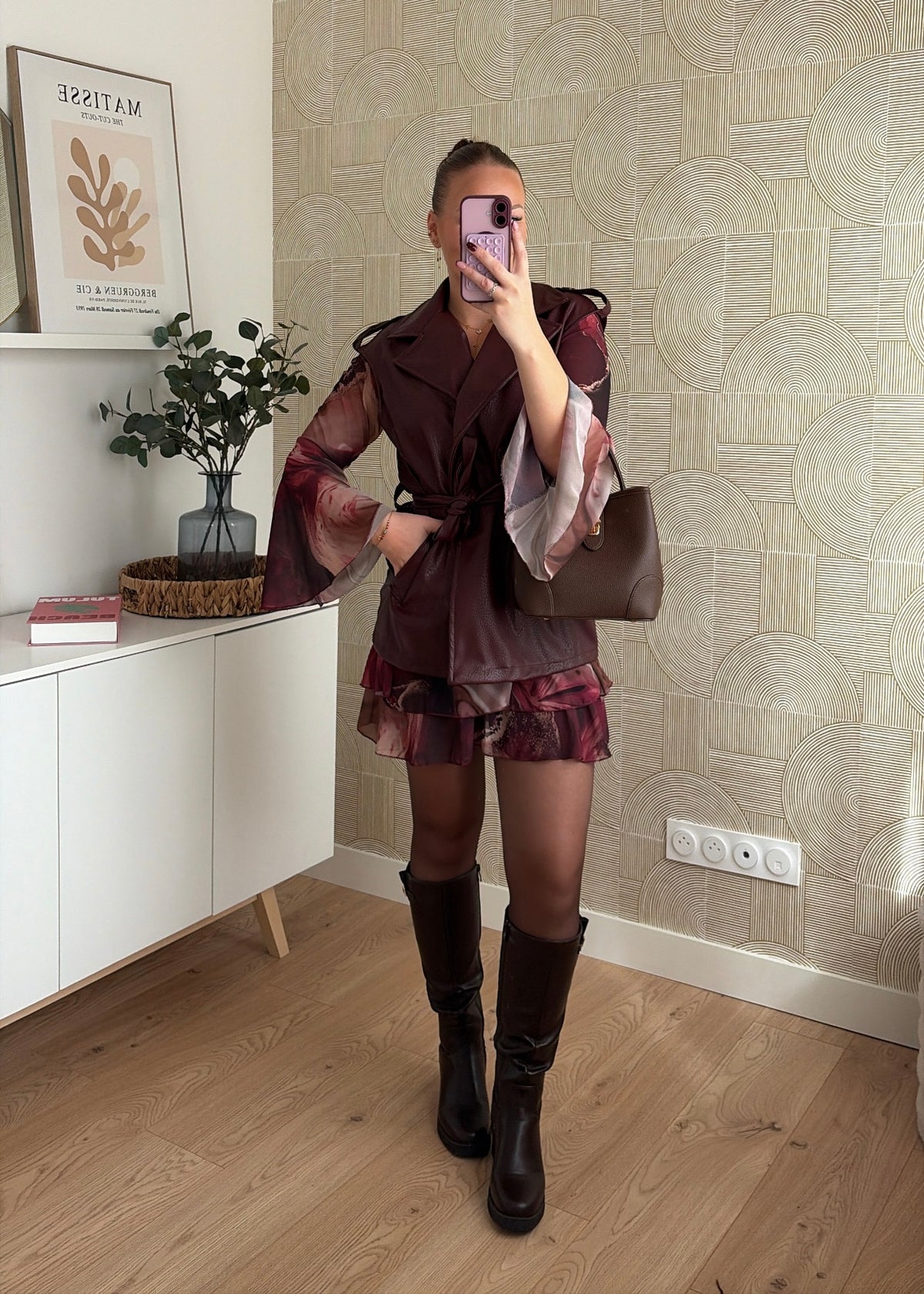 Robe bordeaux - JULIETTE