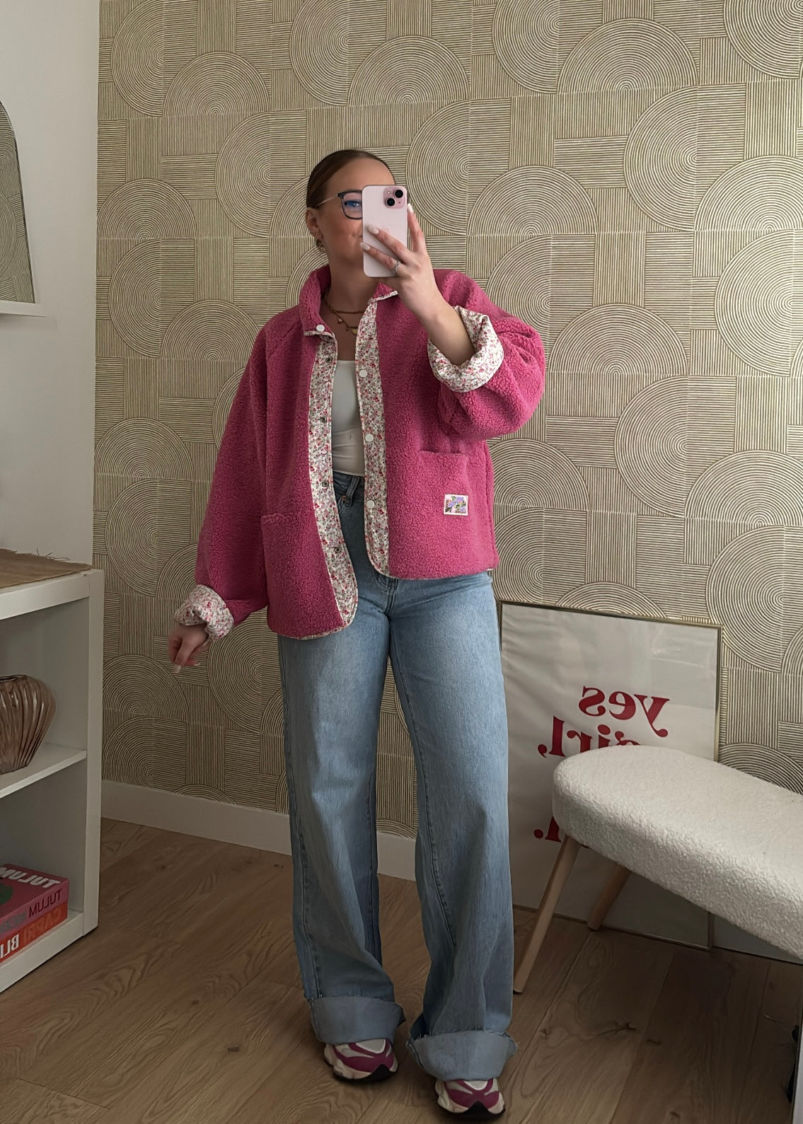 Jeans wide bleu - GIO