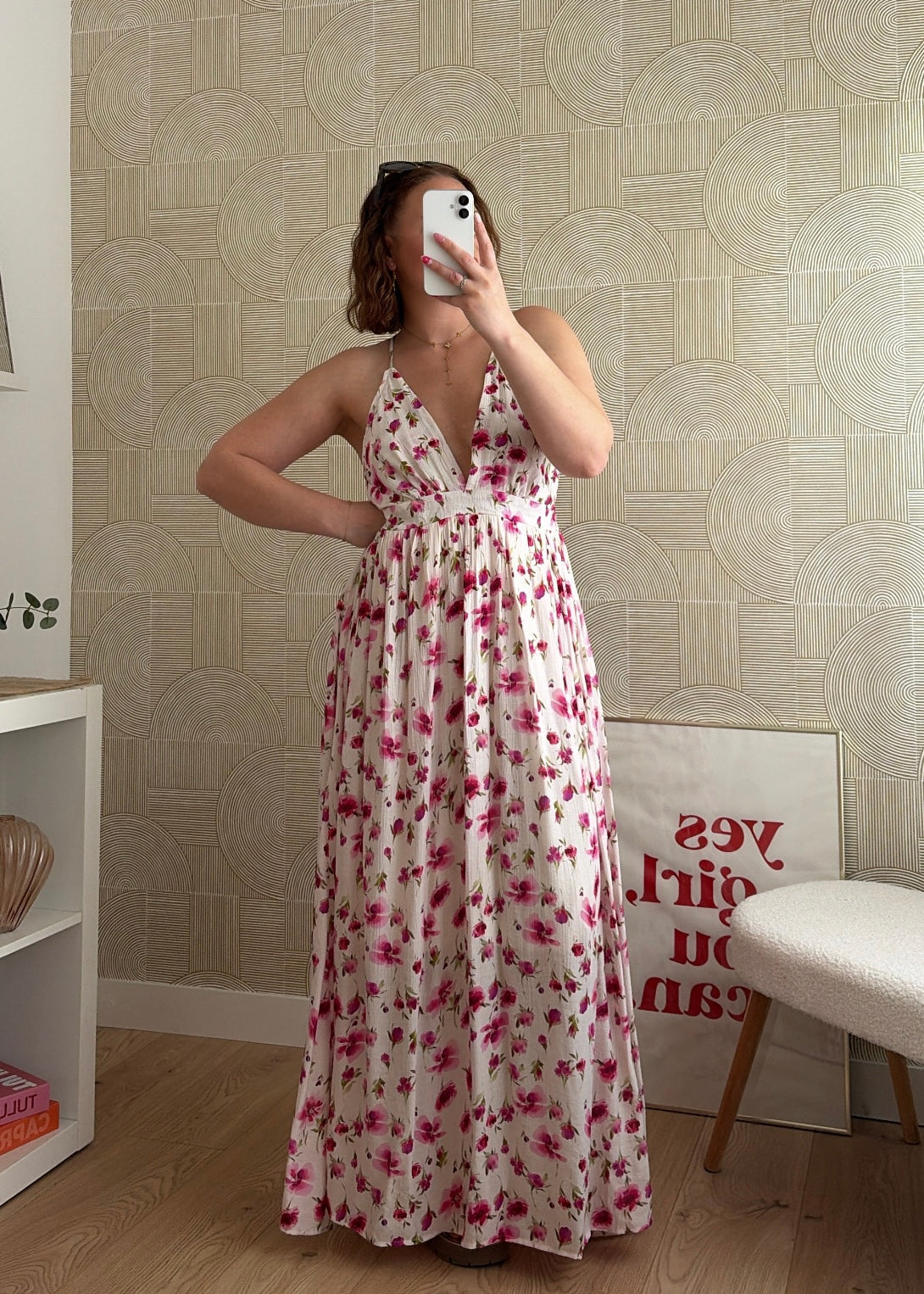 Robe longue fleurie - AMÉLIA