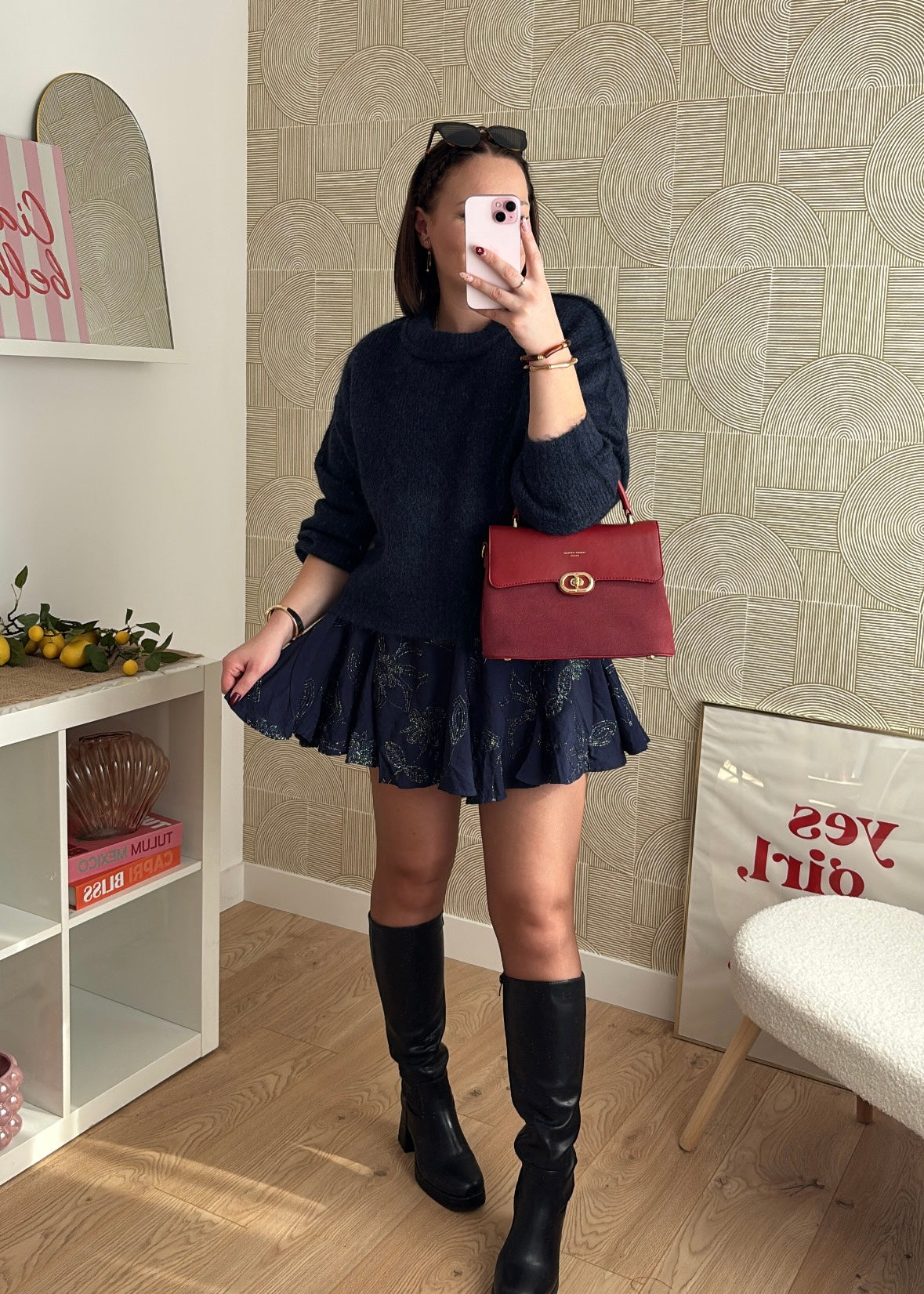Pull à surpiqûres - NAVY