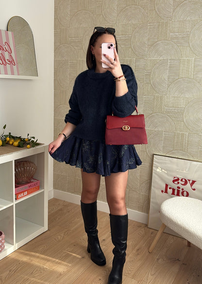 Pull à surpiqûres - NAVY