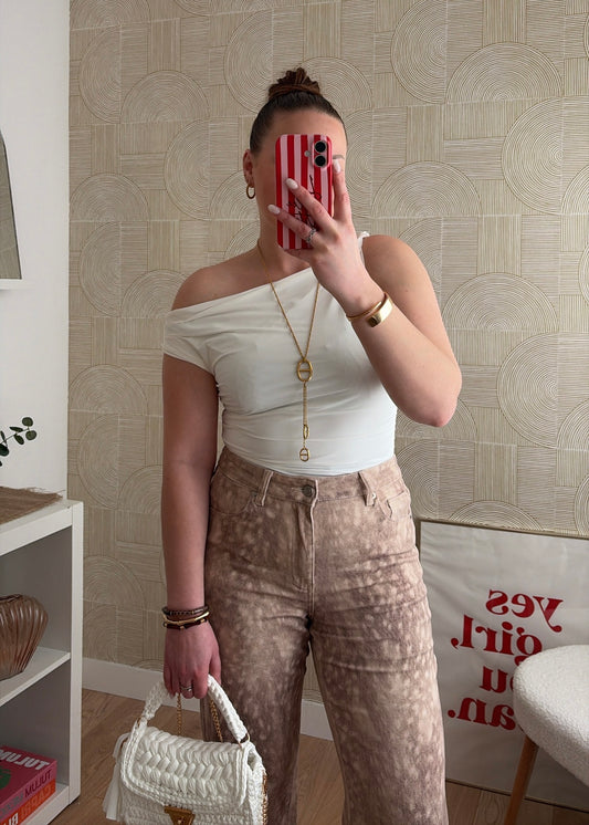 Top asymétrique blanc - LOA