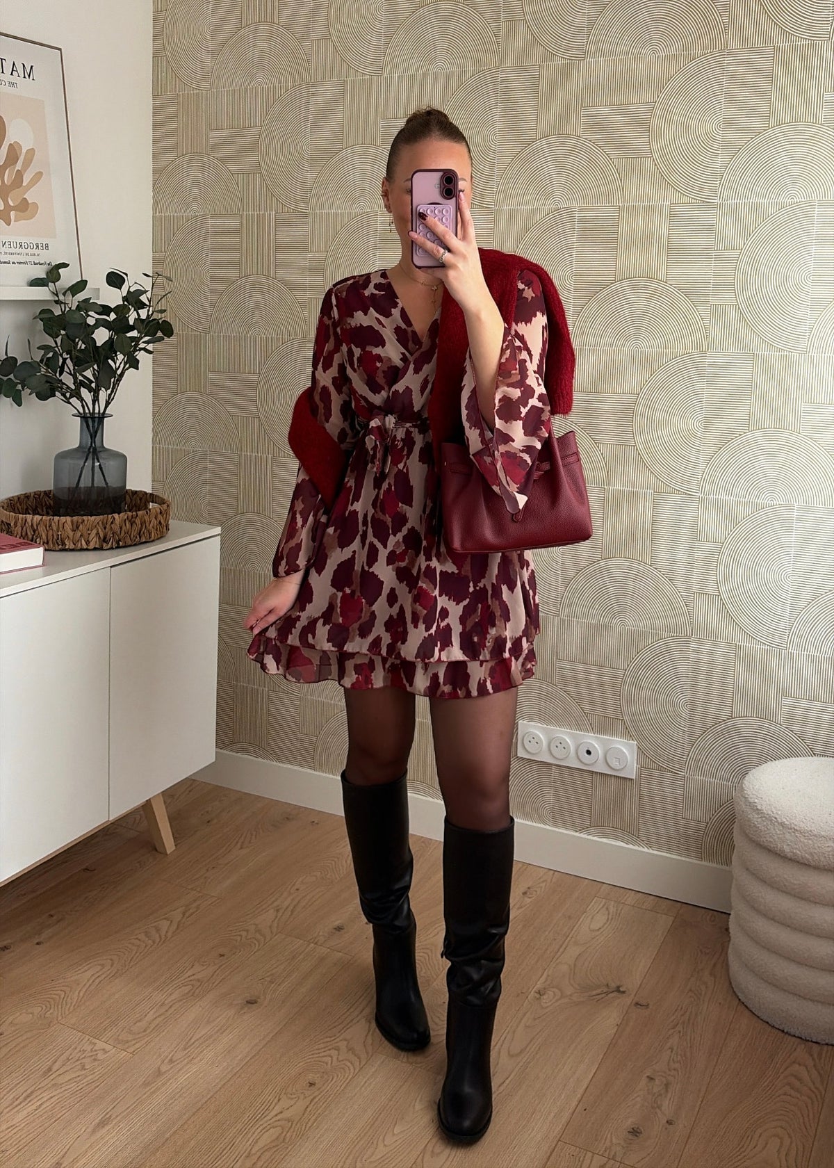 Robe bordeaux - LOUISA