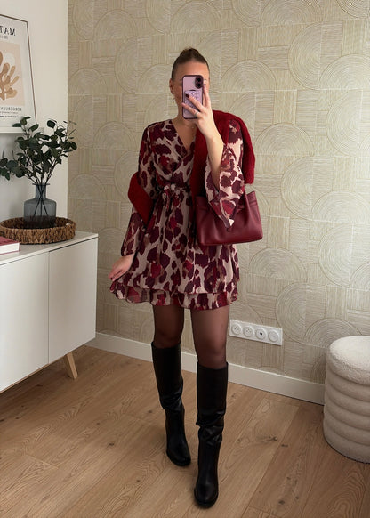 Robe bordeaux - LOUISA