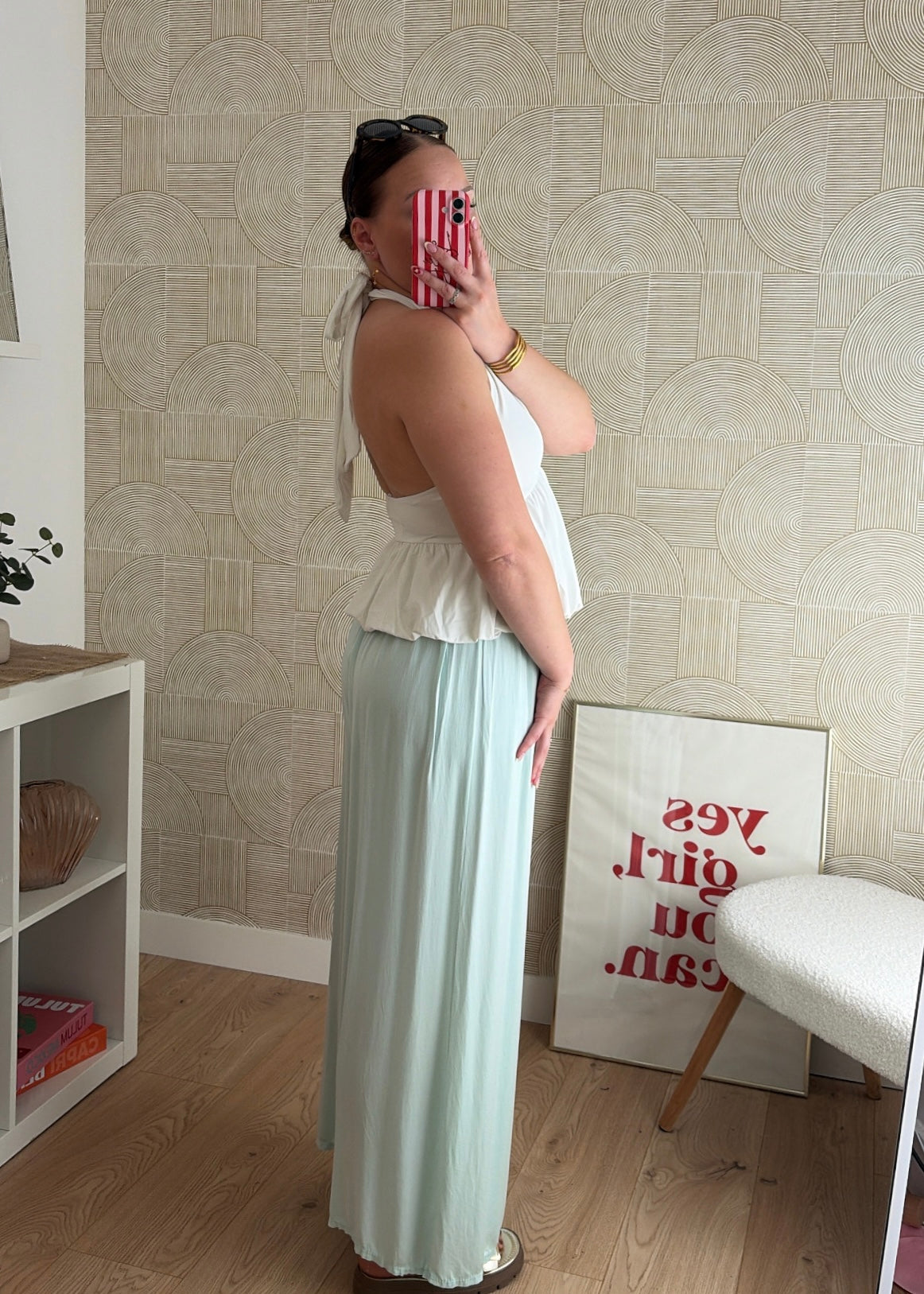 Pantalon vert d'eau - PADDY