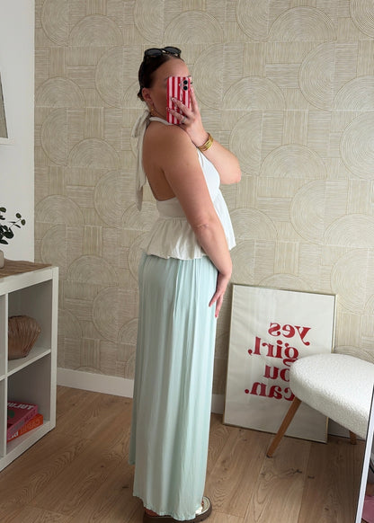 Pantalon vert d'eau - PADDY