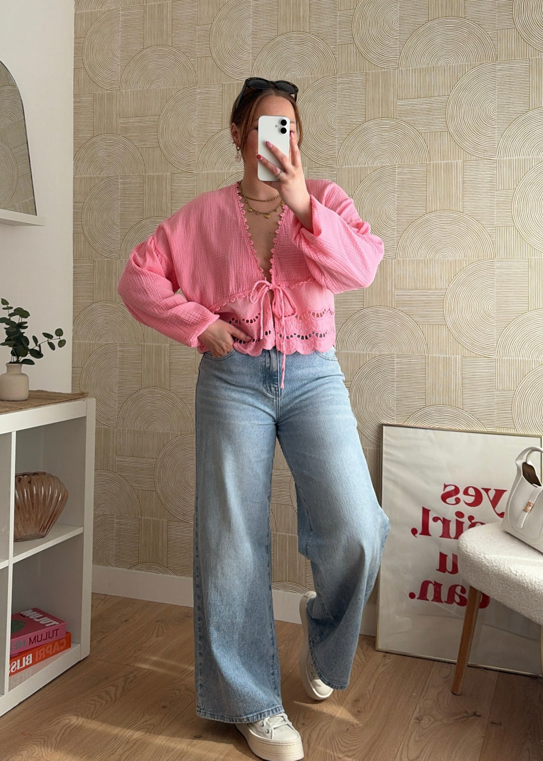 Blouse rose - ESMERALDA