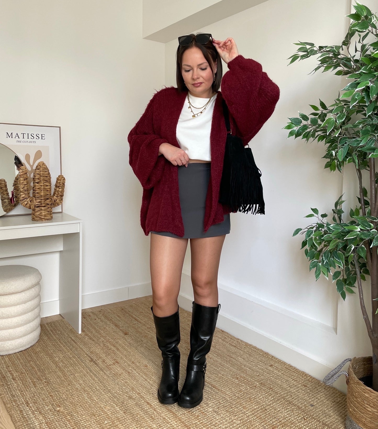 Gilet burgundy - NORA