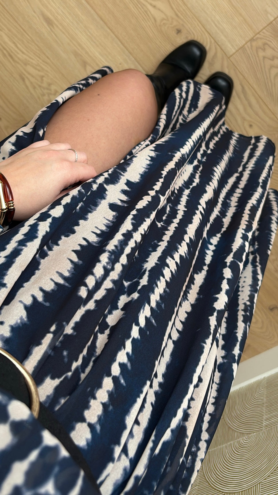 Robe longue navy - QUEENA