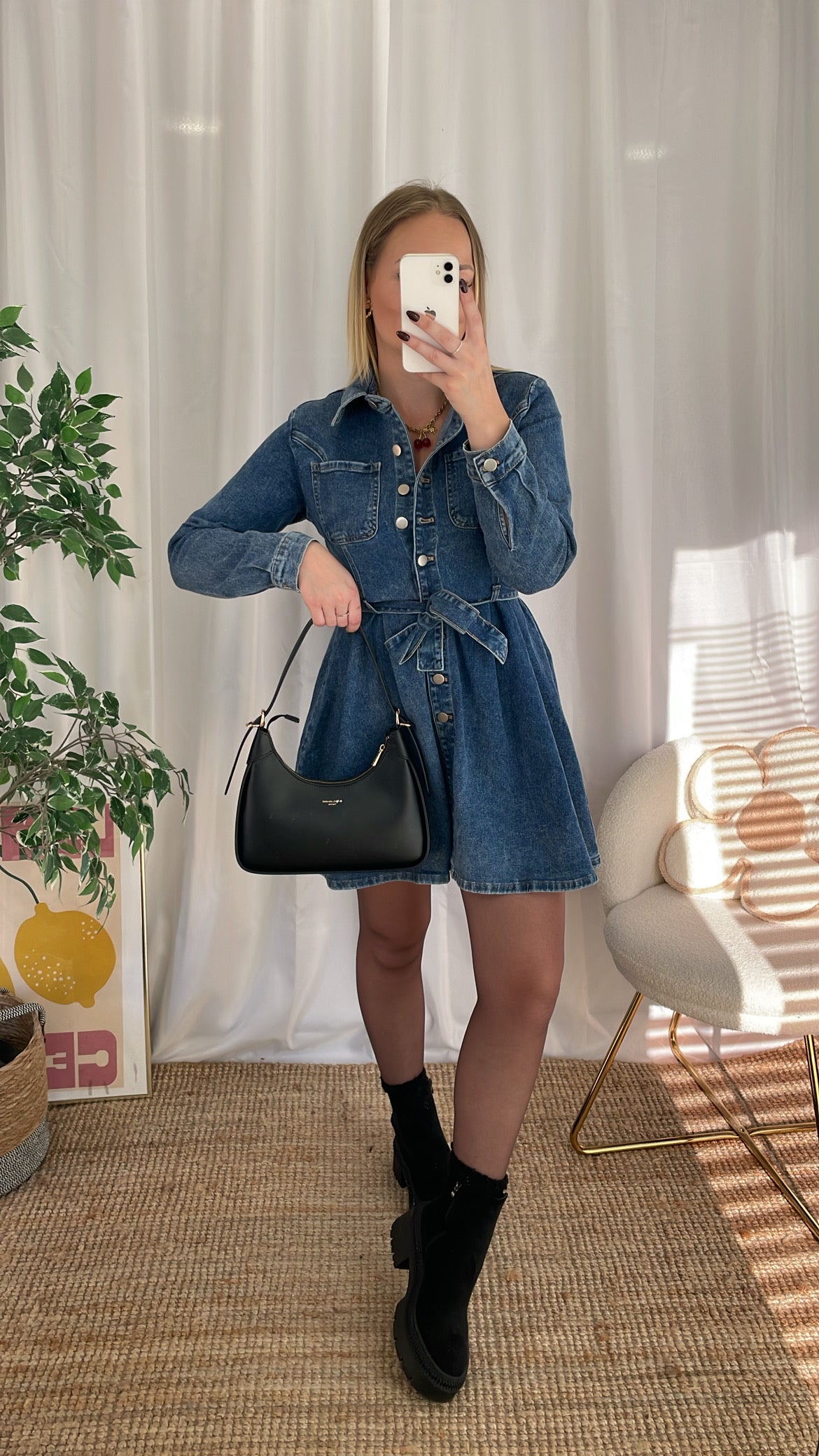 Robe en jeans MILA