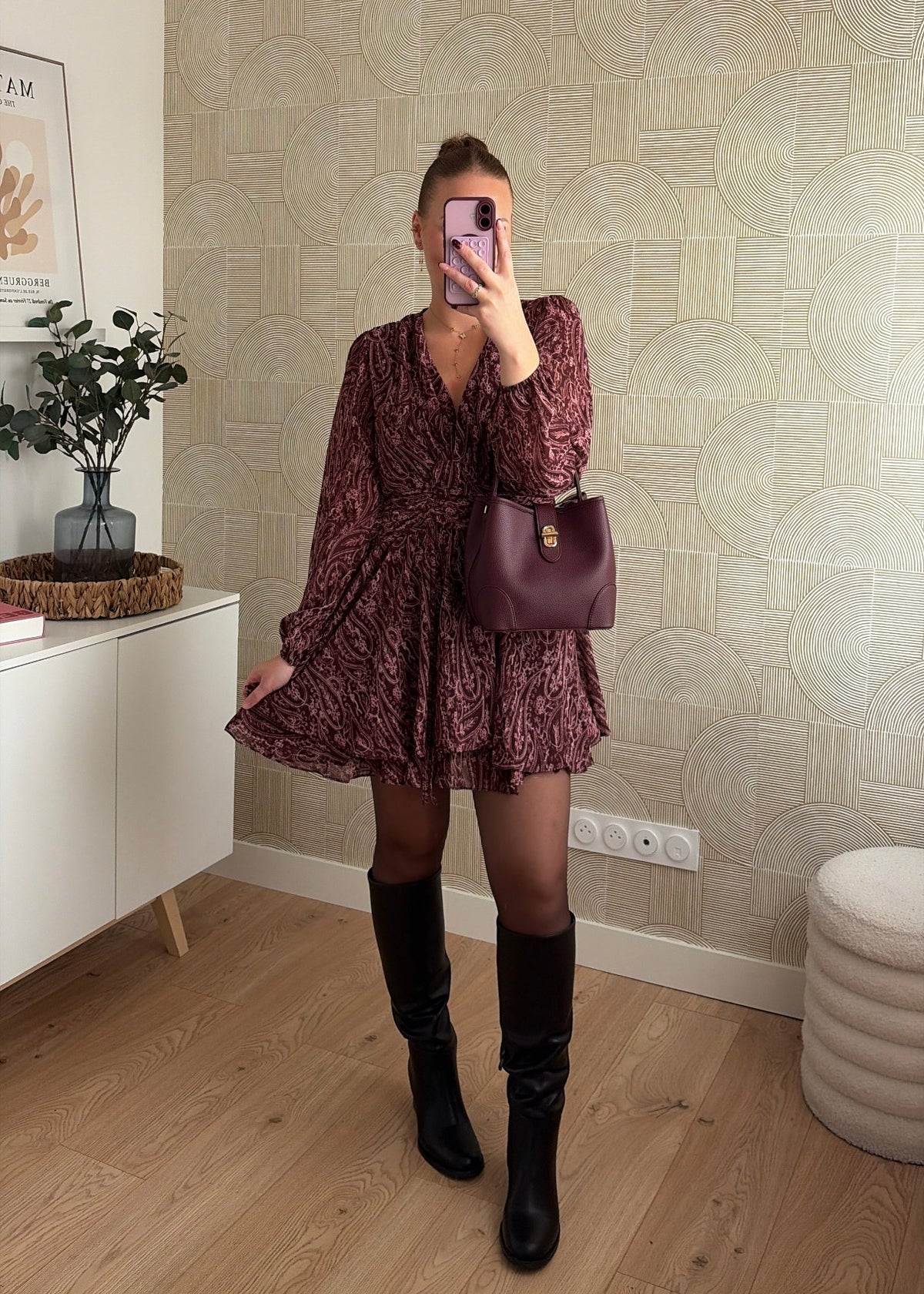 Robe imprimé cachemire - LOLLY