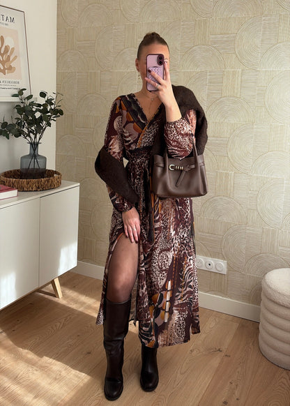 Robe longue choco - SAVAGE