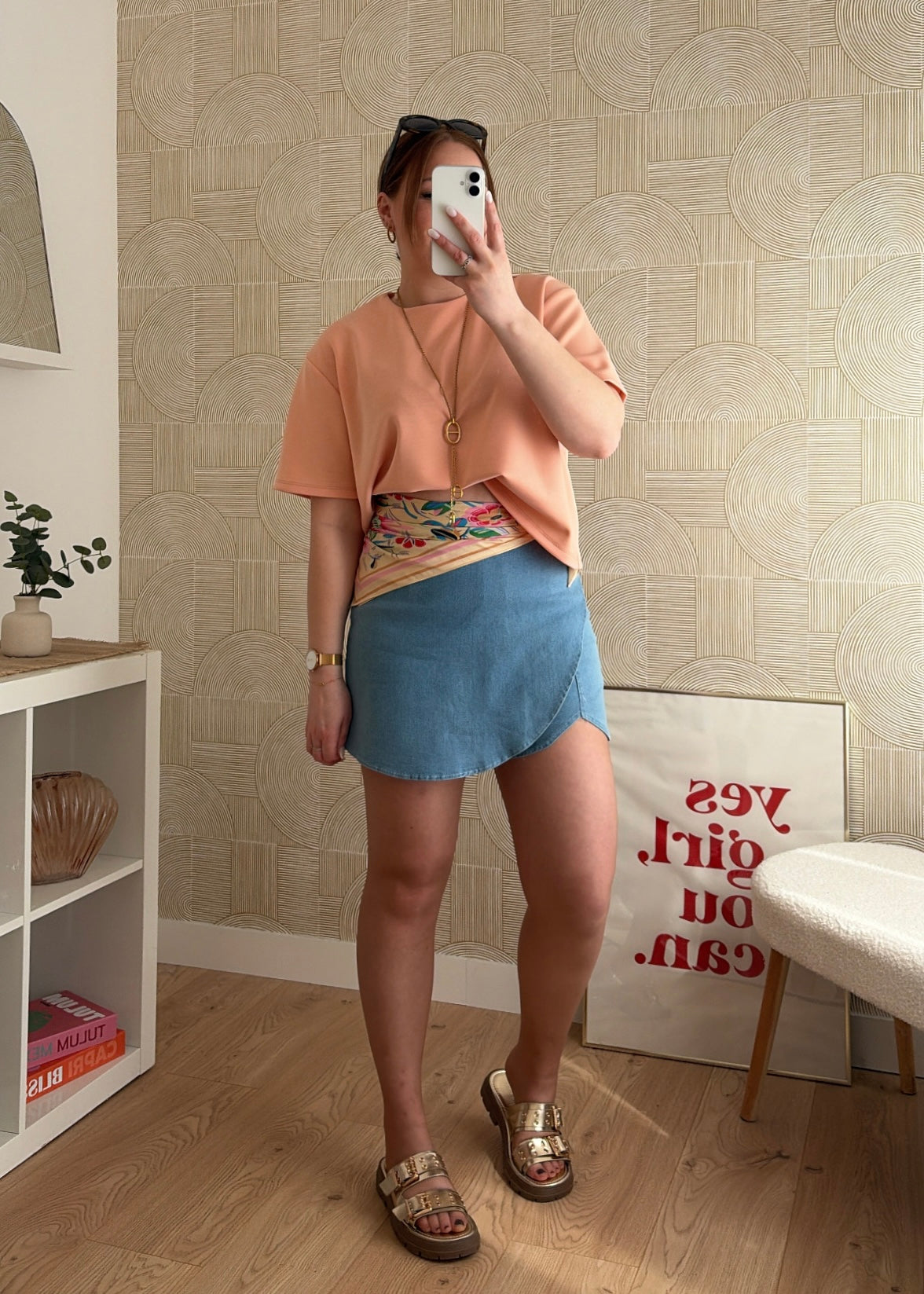 Tee-shirt saumon - AIMY