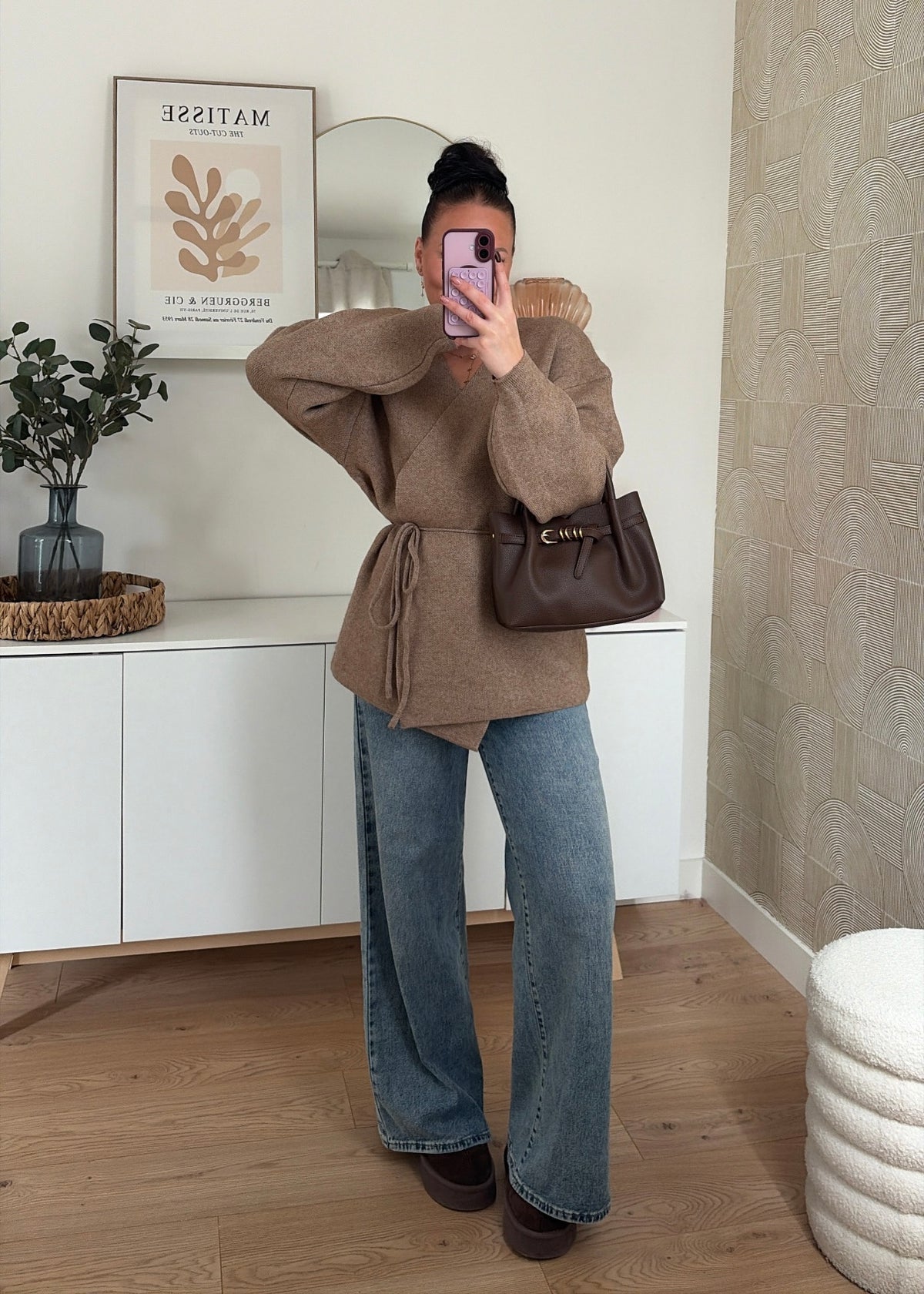 Kimono taupe - MAYA