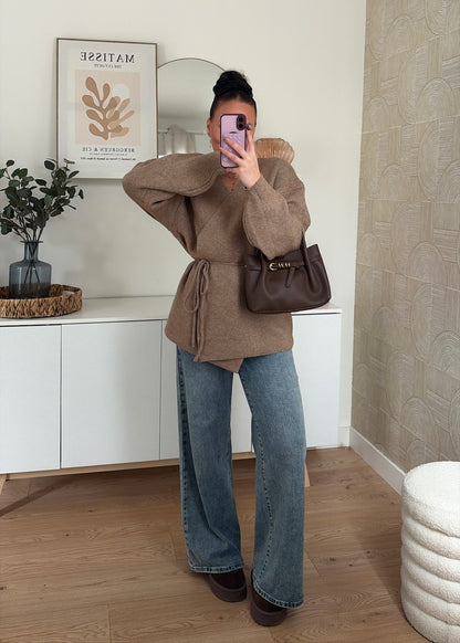 Kimono taupe - MAYA