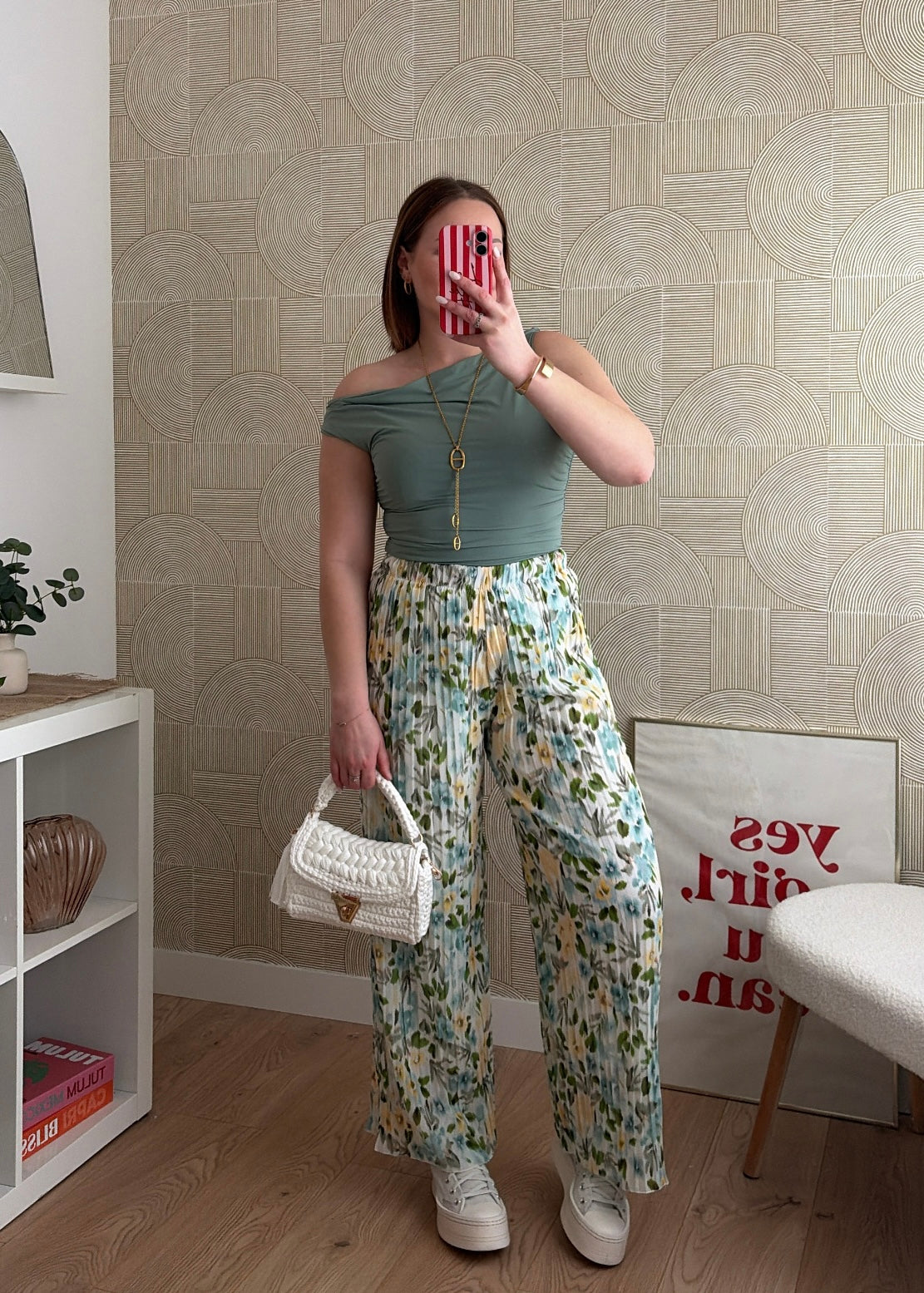 Top asymétrique sauge - LOA