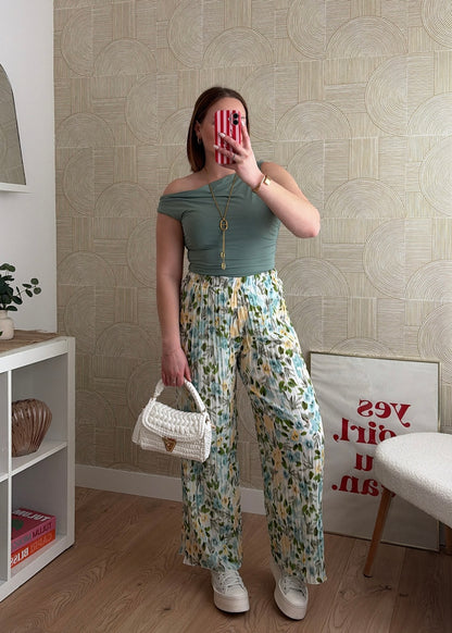 Top asymétrique sauge - LOA