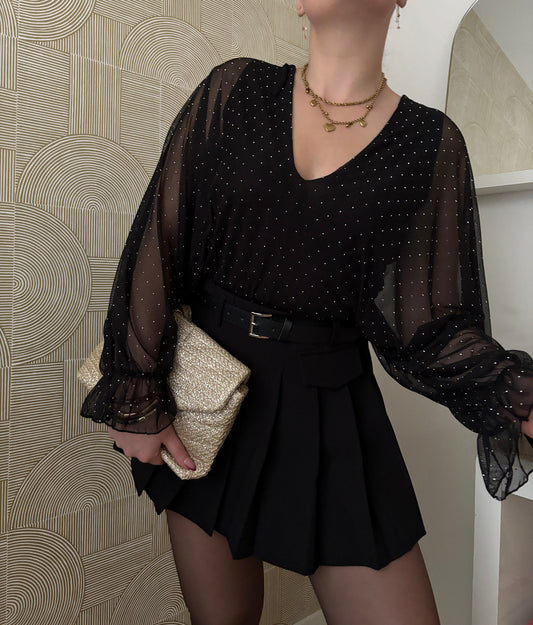 Blouse à paillettes - LORINA