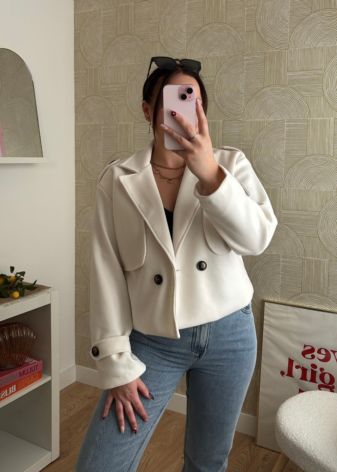 Veste courte écru - MODA