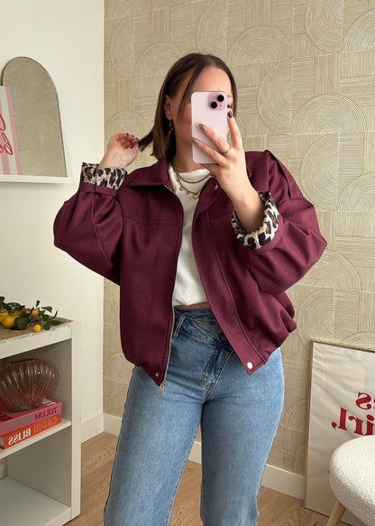 Veste burgundy - AMBER