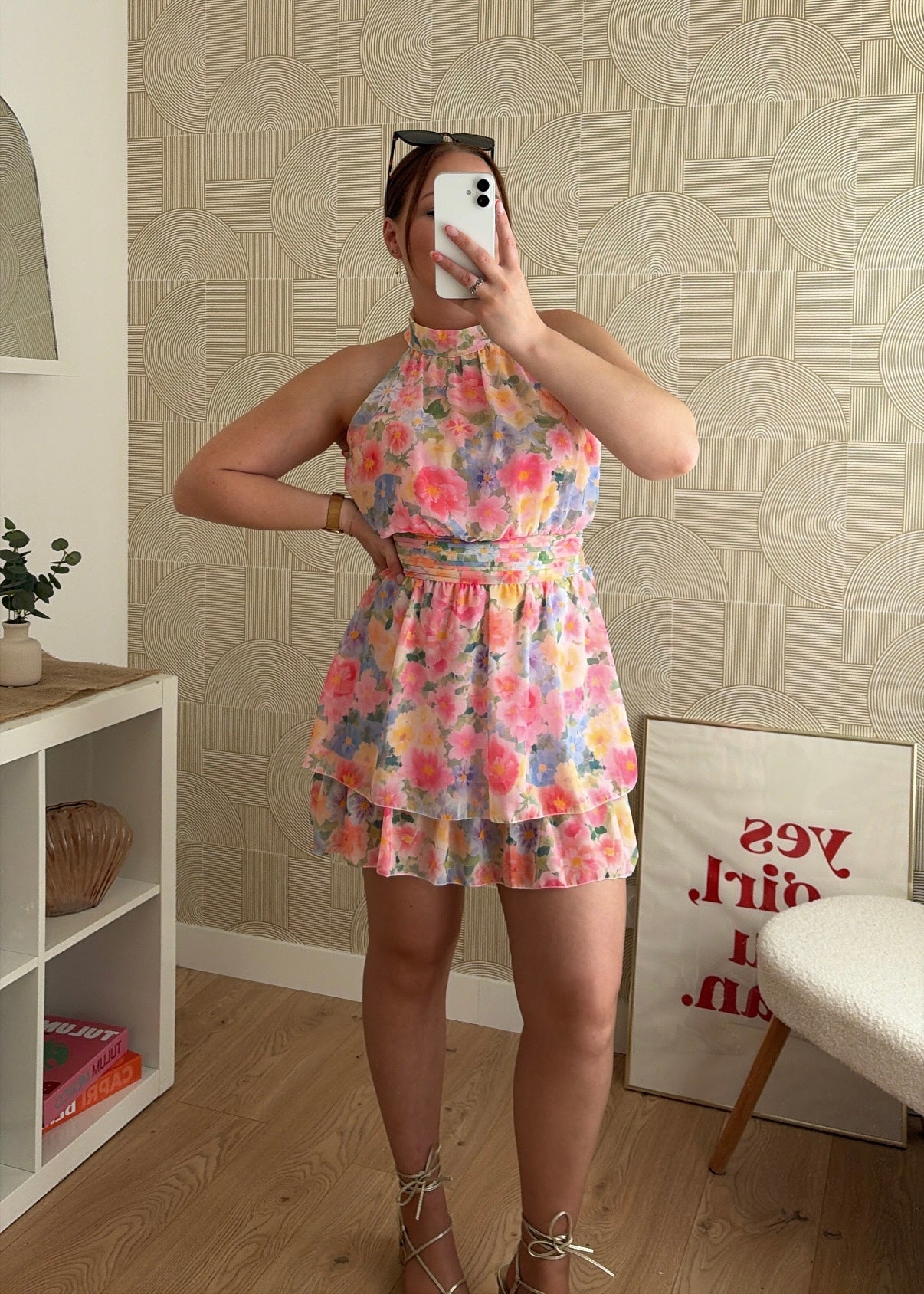 Robe courte à fleurs - MIA