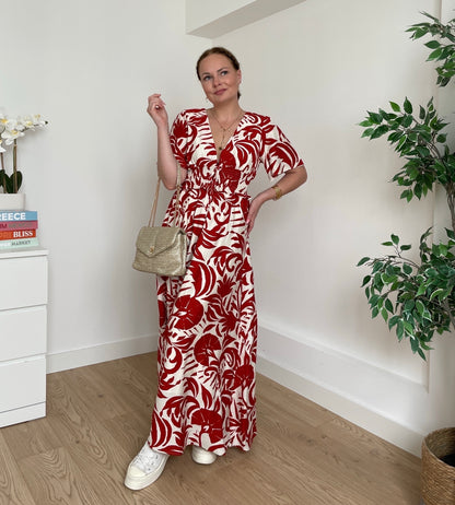 Robe longue rouille DALIROSA