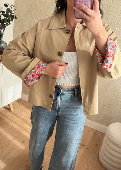 Trench beige à revers - LIBERTY