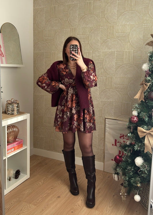 Robe cache-coeur - YVANA