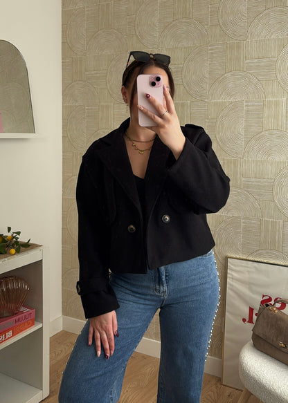 Veste courte noire - MODA