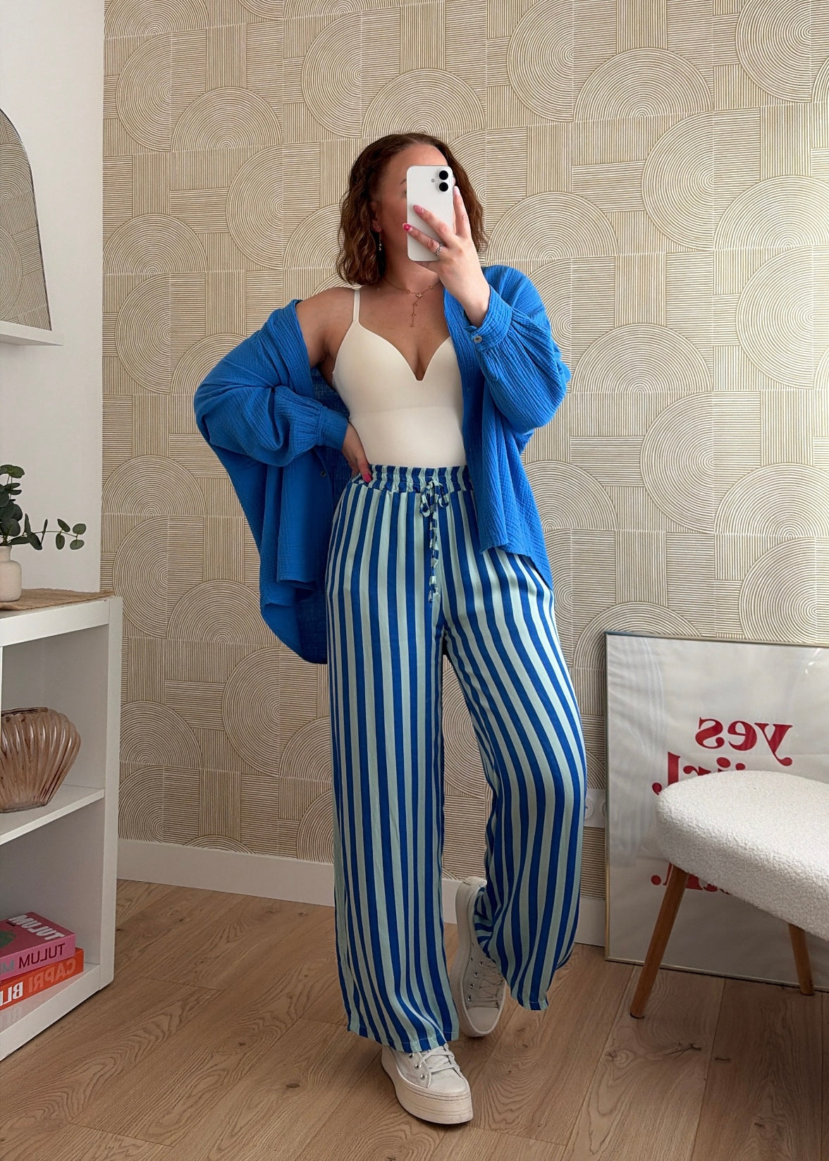 Pantalon à rayures royal - HOLLY