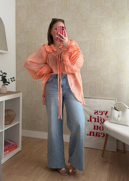 Blouse fluide - SALMON
